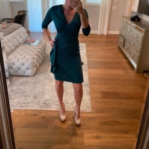 Long sleeved green Venus dress